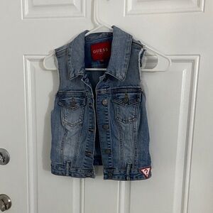 GUESS Blue Denim Vest
